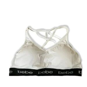 BEBE Cage Back Lounge Womens Bra (NWT) SZ L